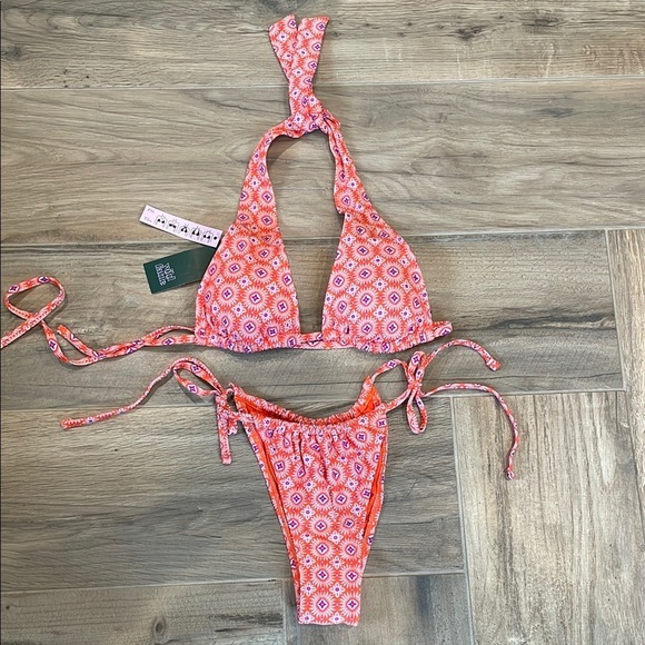 wild fable Other - Wild Fable Orange and White Bikini